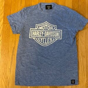 Blue women’s Harley Davidson tshirt